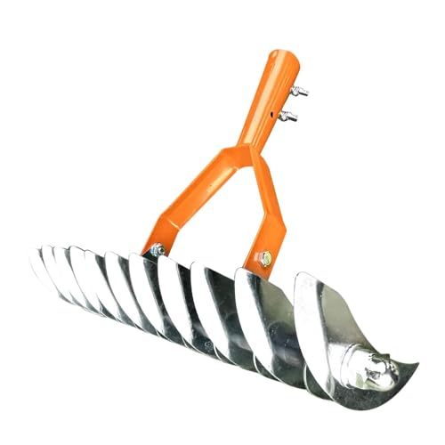 MotiveTech Thatch Rake Rasen Vertikutierer Rasenrechen Bodenlockerer Handrechen Aus Verschleißfestem Legiertem Stahl für Garten Park Terrasse, Ohne Stange MotiveTech Thatch Rake Rasen Vertikutierer Rasenrechen Bodenlockerer Handrechen Aus Verschleißfestem Legiertem Stahl für Garten Park Terrasse, Ohne Stange von MotiveTech