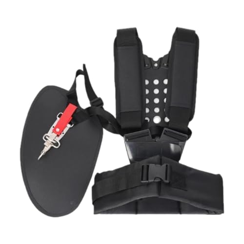 MotiveTech Trimmer Schultergurt, Doppel Schultergurt Aus Nylon, Bequem, Gepolstert, Atmungsaktiv, Universeller, Verbreiterter Gurt für Bürsten, MotiveTech Trimmer Schultergurt, Doppel Schultergurt Aus Nylon, Bequem, Gepolstert, Atmungsaktiv, Universeller, Verbreiterter Gurt für Bürsten, von MotiveTech