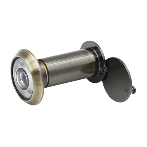 MotiveTech Türspion Türgucker Weitwinkelspion Aus Massiver Zinklegierung Gefertigt mit Diebstahlsicherer Funktion Und Klarer Sicht für Büros Und Gewerb, 35 bis 60 mm grün von MotiveTech