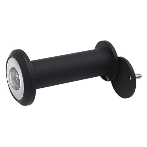 MotiveTech Türspion Türgucker Weitwinkelspion Aus Massiver Zinklegierung Gefertigt mit Diebstahlsicherer Funktion Und Klarer Sicht für Büros Und Gewerb, 45 bis 75 mm schwarz von MotiveTech