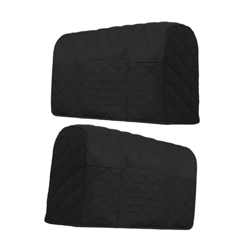 MotiveTech Vielseitiger Armlehnenbezug mit Stauraum Abnehmbar Und Maschinenwaschbar für Zuhause, Schwarz von MotiveTech