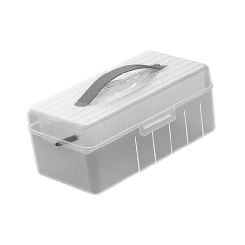 MotiveTech managementbox, Organizer-Box, Home-Office-Schreibtisch, staubdicht, Computer-Steckdosenleisten-Zubehör mit Trennwänden, mit Deckel von MotiveTech