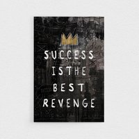 Success Is The Best Revenge - Motivierende Und Inspirierende Leinwand Wandkunst, Unternehmer, Dekor Für Büro, Wohnzimmer Oder Arbeitsplatz von Motivelt