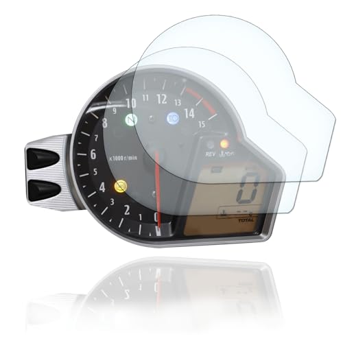 Displayschutzfolie Tacho Schutzfolie geeignet für Honda CBR1000RR Fireblade SC59 2008+ 9H Nano Glas Technologie von Moto Screenies