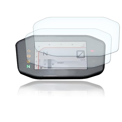 Displayschutzfolie Tacho Schutzfolie geeignet für KTM Duke 690 / Duke 790 / Duke 1290 9H Nano Glas Technologie von Moto Screenies