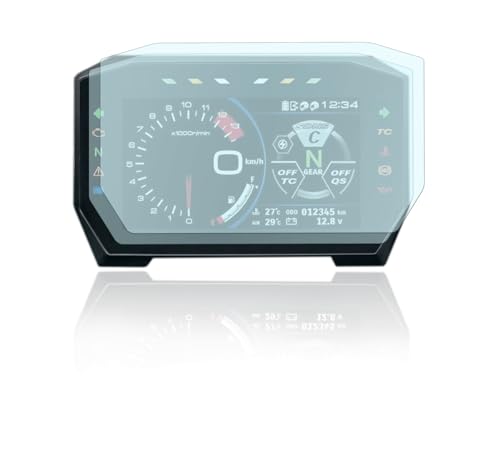 Schutzfolie passend für Tachoschutzfolie Displayschutzfolie passend für Suzuki GSX-S1000GT 2021+ 9H Nano Glas von Moto Screenies