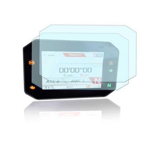 Tachoschutzfolie Displayschutzfolie passend für Aprilia Tuono V4 - RSV4 - Factory 2021+ 9H Nano Glas Technologie von Moto Screenies