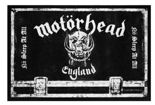 Motörhead No Sleep at All Unisex Fußmatte schwarz 100% Polyamid 60 x 40 cm Band-Merch, Bands von Motörhead