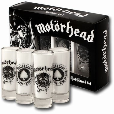 Motörhead Schnapsgläser Shot Glass 4er Set by Schnapsgläser von Motörhead