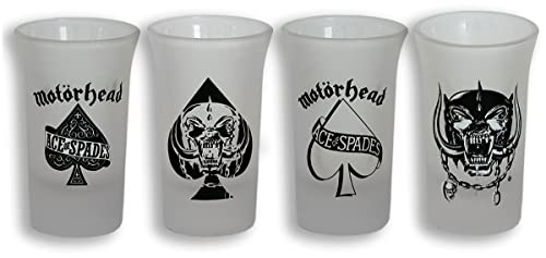 Motörhead Unisex Schnapsglas-Set klar Glas Undefiniert Alkohol & Party, Band-Merch, Bands, Musik von Motörhead