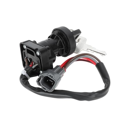 Motoforti Zündschloss Für Arctic Cat ATV 650 700 4X4 H1 V2 2004-2007 4-Pin Zündschloss Schlüsselsatz Mit Kappe Ersatz Nr. AS1674SW151LM/0430036 von Motoforti