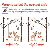 Woodland Kinderzimmer-Wanddekor 4 Birken-Bäume Fuchs & Friends Eule Waschbär Vögel Wandtattoo Neutrales Kinderzimmer Einfach Anzubringen Woodland Kinderzimmer-Wanddekor 4 Birken-Bäume Fuchs & Friends Eule Waschbär Vögel Wandtattoo Neutrales Kinderzimmer Einfach Anzubringen von Motomoms