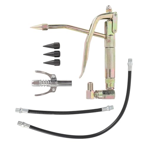 MotorMinds 7pcs Fett -Werkzeugdüsenkit Starker Festigkeit Metallluftfett -Werkzeugkoppler mit 230 Mm 400 Mm Schlauch für Luftkompressorfettpumpe MotorMinds 7pcs Fett -Werkzeugdüsenkit Starker Festigkeit Metallluftfett -Werkzeugkoppler mit 230 Mm 400 Mm Schlauch für Luftkompressorfettpumpe von MotorMinds