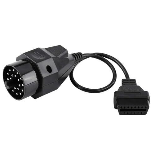 MotorMinds OBD2 Adapter, 20 Pin auf 16 Pin OBD2 Adapter Stecker Scanner Kabel, OBD2 Adapter Plug Scanner Cable für BMWE36 E38 E39 E46 E53 X5 Z3 von MotorMinds
