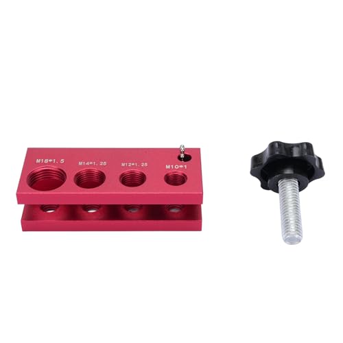 MotorMinds Zündkerze Klaffendes Werkzeug Aluminium Einfach zu Verwenden für die Meisten 10 Mm 12 Mm 14 Mm 16 Mm Zündkerzen Genau zu Verwenden (Rot) von MotorMinds