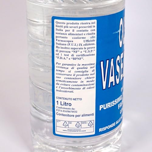 5 Liter Vaselina Öl : extrafein, lebensmittelecht (Anwendung z.B. in Saftfass/Most), medizinisch reines Öl (5 x 1 Liter) von Motorgeräte Fischer