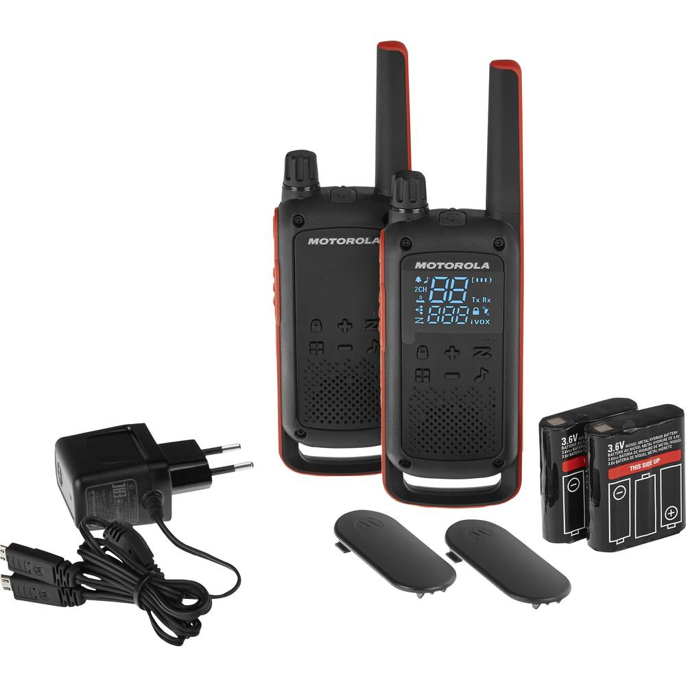 Motorola Solutions Tlkr T82 188068 2er Set Pmr Handfunkgerät Schwarz Orange B-Ware Motorola Solutions Tlkr T82 188068 2er Set Pmr Handfunkgerät Schwarz Orange B-Ware von Motorola Solutions