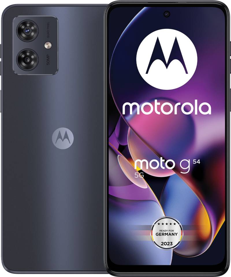 B-Ware Motorola Moto G54 5 G 256 Gb Midnight Blue Handy Mobiles Telefon Smartphone B-Ware Motorola Moto G54 5 G 256 Gb Midnight Blue Handy Mobiles Telefon Smartphone von Motorola