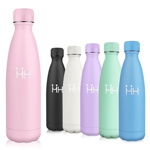 Motswedi Thermosflasche 500 ml, BPA Frei, Trinkflasche Edelstahl, Vakuum Isolierte, Edelstahl Trinkflasche, Doppelwandige, Trinkflasche, Wasserflasche für Schule, Reisen, Sport, Fahrrad, Yoga, Rosa Motswedi Thermosflasche 500 ml, BPA Frei, Trinkflasche Edelstahl, Vakuum Isolierte, Edelstahl Trinkflasche, Doppelwandige, Trinkflasche, Wasserflasche für Schule, Reisen, Sport, Fahrrad, Yoga, Rosa von Motswedi