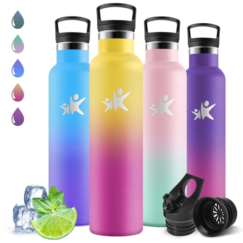 Motswedi Trinkflasche 1l, Kalt&Warm, Trinkflasche Edelstahl, Auslaufsicher, Trinkflasche mit Strohhalm, BPA-Frei, Edelstahl Trinkflasche, Thermosflasche für Fitness, Outdoor, Sport, Gelb & Rosenrot Motswedi Trinkflasche 1l, Kalt&Warm, Trinkflasche Edelstahl, Auslaufsicher, Trinkflasche mit Strohhalm, BPA-Frei, Edelstahl Trinkflasche, Thermosflasche für Fitness, Outdoor, Sport, Gelb & Rosenrot von Motswedi