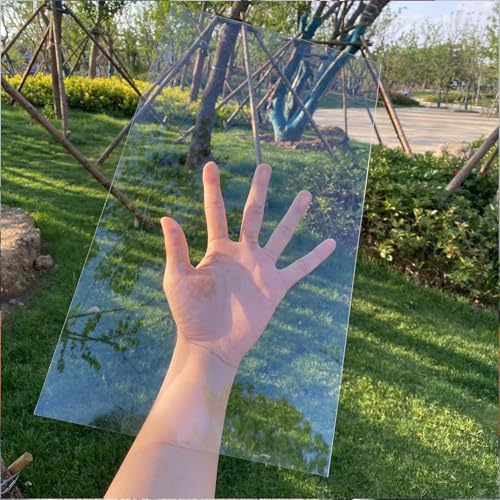 Moubhjd Polycarbonat-Gewächshausplatten, Ersatzplatten für Schuppendächer im Außenbereich, Tageslichtplatten für Terrassen, Trennwände, Pergolen(Size:0.5×4m) von Moubhjd