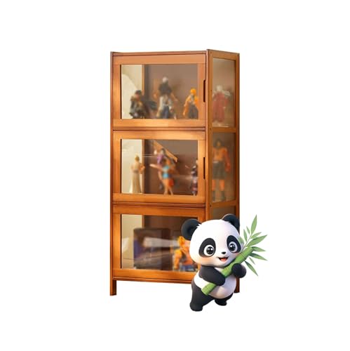 Moubhjd Vitrinenschrank Sammlervitrine Stehend Standvitrine vitrine Acryl Vitrine Standvitrine Acryl Vitrine Sammlervitrine Handgefertigtes Lagerregal für Waren（Size：43x32x97cm） von Moubhjd