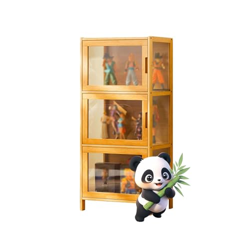Moubhjd Vitrinenschrank Sammlervitrine Stehend Standvitrine vitrine Acryl Vitrine Standvitrine Acryl Vitrine Sammlervitrine Handgefertigtes Lagerregal für Waren（Size：43x32x97cm） von Moubhjd