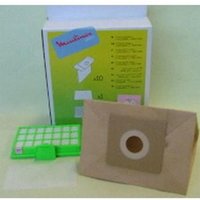 Ersatzteil - 10er Pack Staubsaugerbeutel + 1 HEPA-Filter - - MOULINEX Ersatzteil - 10er Pack Staubsaugerbeutel + 1 HEPA-Filter - - MOULINEX von Moulinex