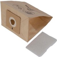 Ersatzteil - 6er Pack Staubsaugerbeutel + 1 Filter - Moulinex rowenta, tefal Ersatzteil - 6er Pack Staubsaugerbeutel + 1 Filter - Moulinex rowenta, tefal von Moulinex