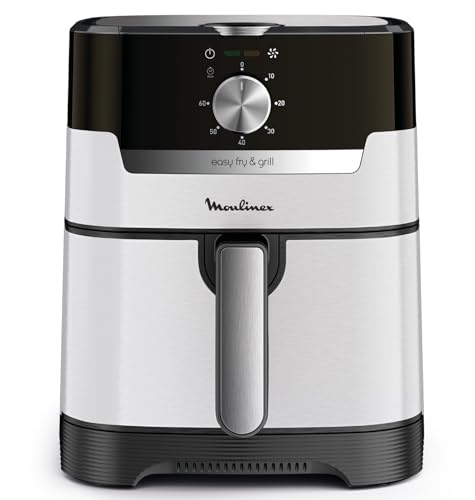 Moulinex Easy Fry EZ501A Luftfritteuse, 4,5 l, 2-in-1, zum Frittieren oder Grillen, Digital-Touchscreen, 16 Programme, große Kapazität, für bis zu 6 Personen Moulinex Easy Fry EZ501A Luftfritteuse, 4,5 l, 2-in-1, zum Frittieren oder Grillen, Digital-Touchscreen, 16 Programme, große Kapazität, für bis zu 6 Personen von Moulinex
