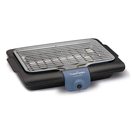 Moulinex Accessimo Elektrischer Tischgrill, abnehmbarer Grill, Leistung 2100 W BG134812 von Moulinex