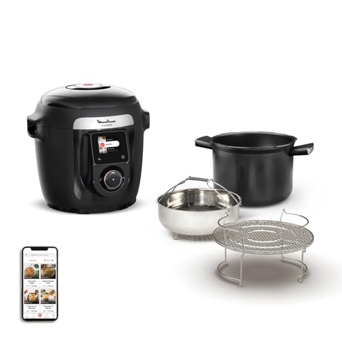 Moulinex Cookeo Wi-Fi 10-in-1 Multicooker 10-in-1 Multicooker 10 Kochmodi Druckkochen, detaillierte Schritte, CE96G810, Schwarz Moulinex Cookeo Wi-Fi 10-in-1 Multicooker 10-in-1 Multicooker 10 Kochmodi Druckkochen, detaillierte Schritte, CE96G810, Schwarz von Moulinex
