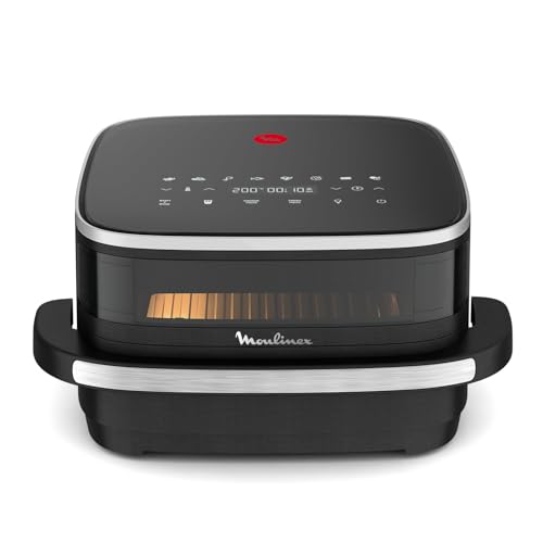 Moulinex Easy Fry XL Surface, XL-Luftfritteuse mit Antihaft-Korb und Sichtfenster, Extra-Crisp-Technologie und doppelter Widerstand, Kochen bis 360°, AL4018 Moulinex Easy Fry XL Surface, XL-Luftfritteuse mit Antihaft-Korb und Sichtfenster, Extra-Crisp-Technologie und doppelter Widerstand, Kochen bis 360°, AL4018 von Moulinex