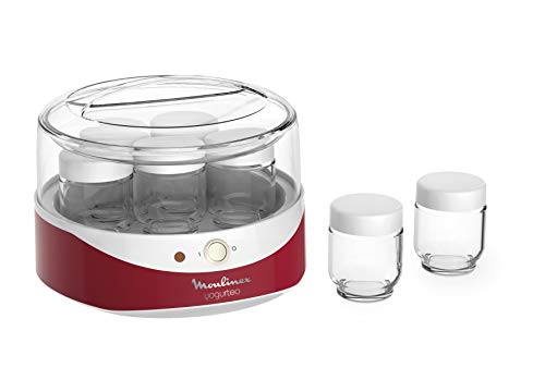 Moulinex Joghurtbereiter Yogurteo YG2295 | 7 Gläser je 160ml | Ein-/Ausschalter | Temperaturleuchte | Leichte Verwendung | Gesund | Umweltschonend | Spülmaschinengeeignete Teile Moulinex Joghurtbereiter Yogurteo YG2295 | 7 Gläser je 160ml | Ein-/Ausschalter | Temperaturleuchte | Leichte Verwendung | Gesund | Umweltschonend | Spülmaschinengeeignete Teile von Moulinex