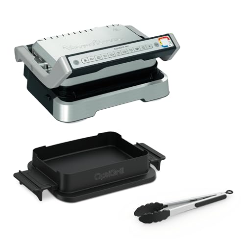 Moulinex OptiGrill 4-in-1, intelligenter Grill, gesünderes Kochen, 44% weniger Fett, Grill, Backofen, komplettes Essen, goldene Ergebnisse, einfache Reinigung, digitales Rezeptbuch, gesundes Kochen, Moulinex OptiGrill 4-in-1, intelligenter Grill, gesünderes Kochen, 44% weniger Fett, Grill, Backofen, komplettes Essen, goldene Ergebnisse, einfache Reinigung, digitales Rezeptbuch, gesundes Kochen, von Moulinex