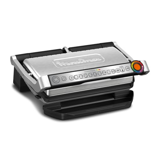 Moulinex Optigrill+ XL, Elektrogrill für den Innenbereich, ideal zum Kochen von Fleisch, Fisch und Gemüse, Kochanzeige und 9 automatische Programme, Antihaftplatten, GI722D Moulinex Optigrill+ XL, Elektrogrill für den Innenbereich, ideal zum Kochen von Fleisch, Fisch und Gemüse, Kochanzeige und 9 automatische Programme, Antihaftplatten, GI722D von Moulinex