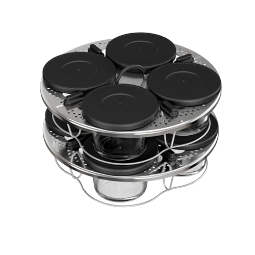 Moulinex Set mit 8 Gläsern, stapelbar, Cookeo, Deckel, Vorspeisen, Joghurt und Desserts, XA6140E0 Moulinex Set mit 8 Gläsern, stapelbar, Cookeo, Deckel, Vorspeisen, Joghurt und Desserts, XA6140E0 von Moulinex