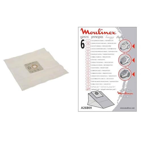 Rowenta A26B09 Staubsaugerfilter-Set für Modelle Boogy/Gimini/Principio von Moulinex