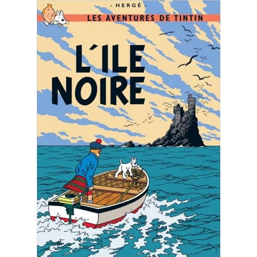 Poster Moulinsart Tintin Album: The Black Island 22060 (70x50cm) von Moulinsart