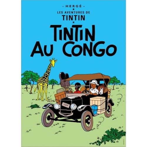 Tim und Struppi Poster: Tintin au Congo 22010 (70x50cm) von Unbekannt