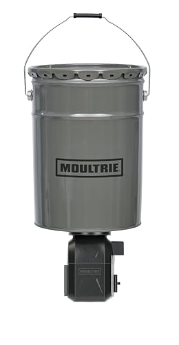 Moultrie 18 kg All-in-One direktionaler hängender Hirsch-Futterspender – 18 kg Kapazität – Metalltrichter Fischfutterstation – digitaler Timer mit 4 täglichen Futtermitteln – Moultrie Moultrie 18 kg All-in-One direktionaler hängender Hirsch-Futterspender – 18 kg Kapazität – Metalltrichter Fischfutterstation – digitaler Timer mit 4 täglichen Futtermitteln – Moultrie von Moultrie