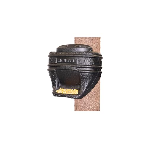 Moultrie Futtertonne – Schwerkraft-Futtertonne – einfache Baum-/Pfostenmontage, 18 kg Kapazität, ideal für Mais- und Proteinpellets von Moultrie
