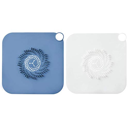 2 Teiliger Silikon Abflussfilter, Rutschfester Abfluss Haarfänger Stopper, Badezimmer Abflusssieb, für Duschraum Küchenspüle Abflussschutz Badzubehör 2 Teiliger Silikon Abflussfilter, Rutschfester Abfluss Haarfänger Stopper, Badezimmer Abflusssieb, für Duschraum Küchenspüle Abflussschutz Badzubehör von Mount Kumgang