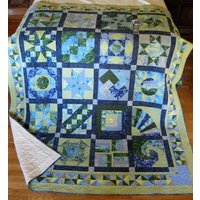 Blaues Album Quilt von MountainMeadowRanch