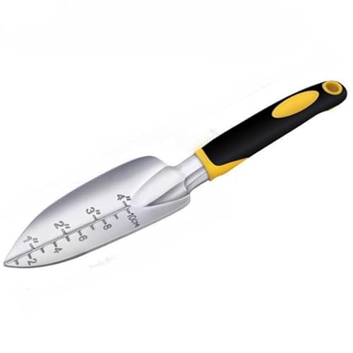 5X Gartengeräte Set Aluminium Gartenschaufel Wurzel Rake Gabel Ergonomischer Griff (Garten Trowel mit Waage) von Mounteps