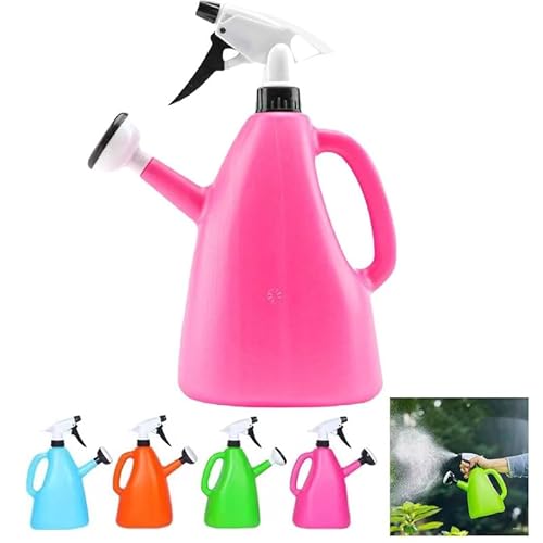 Dual-Purpose Sprinkler Bewässerung Can Handheld Portable Kleine Balkon Topf Bewässerung Pflanze Garten Topf Werkzeug (Rosa) von Mounteps