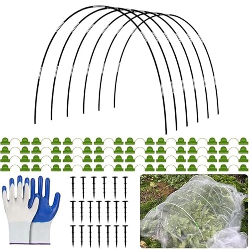 Gewächshaus Hoops Kit für DIY Hochbeete mit Clips Garten wachsen Hoop für Netting von Mounteps