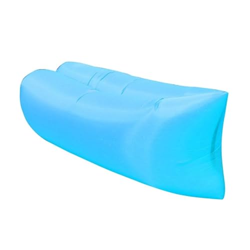 Lazy Outdoor Aufblasbares Sofa Luftbett Liege, Schnell Aufblasbar, Wasserdicht & Langlebig, Tragbarer Camping Strand Hangout Sack für Erwachsene (Blau) von Mounteps