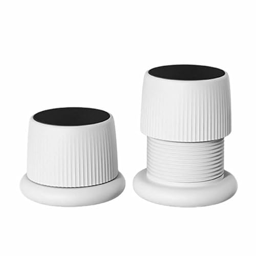 Mounteps 2pcs Heavy Duty Bett Stuhl Risers Füße Bein Lift Möbel Extra Raisers Stan (weiß) von Mounteps