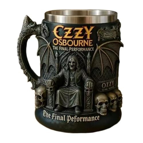 Mounteps 3D-Gothic-Tasse, Kunstharzbecher, The Final Performance, Geschenke, Sammlerstück von Mounteps